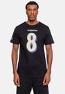 Camiseta NFL Player Lamar Jackson Preta