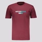 Camiseta Nicoboco Slim Fit Panteao Bordô