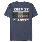 Camiseta Nintendo Keep it Classic Masculina GG - Navy Heather