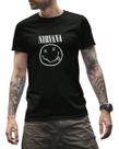 Camiseta Nirvana Banda Rock Fã Grunge Anos 90
