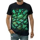 Camiseta Notas De Dinheiro Arte Crescer Riqueza Vitória Camiseta Notas De Dinheiro Arte Crescer Riqueza Vitória