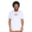 Camiseta Oakley Bark New Tee - Branco/Preto