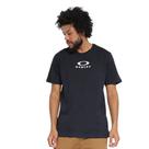 Camiseta Oakley Bark New Tee - Preto/Branco