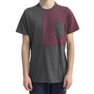 Camiseta Oakley Bark Pocket Tee Masculina Cinza Escuro