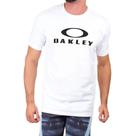 Camiseta Oakley O-Bark Branca/Preta Camiseta Oakley O-Bark Branca/Preta
