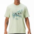 Camiseta Oakley Outline Muontains WT26 Masculina Eucalyptus