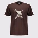 Camiseta Oakley Skull Heritage Logo Marrom