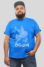 Camiseta Ogum Orixá Masculina Plus Size G1 G2 G3