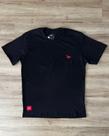 Camiseta Onbongo Masculina Básica Logo Pequeno Preta - Preto - G
