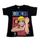 Camiseta One Piece Luffy Blusa Infantil Anime Maj810