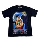 Camiseta One Piece Luffy Zoro Sanji Blusa Adulto Anime Unissex Mr1338