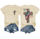 Camiseta Oneprity Stand para The Flag Kneel for The Cross Camiseta Oneprity Stand para The Flag Kneel for The Cross