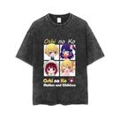 Camiseta Oshis No Kos, streetwear, moda, manga curta, top Ani