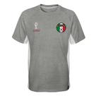 Camiseta Outerstuff FIFA World Cup com Painéis e Mangas Raglan Cinza