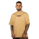 Camiseta Overking Oversized Pixo 2 Bege -
