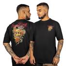 Camiseta Overking Skull Snake Preto -