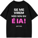 Camiseta Oversized 100% Algodão com Estampa Digital - AFTER