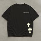 Camiseta Oversized Basica Academia Streetwear God Minimalist