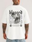 Camiseta Oversized Basica Estampa Moderna Tecido Confortável