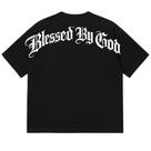 Camiseta Oversized Blessed My God - 100% Algodão Premium