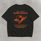 Camiseta Oversized Camisa Masculina Algodao Capri Italia