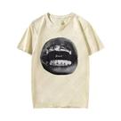 Camiseta Oversized De Verão Grunge Goth Y2K Com Estampa Gráfica Em Algodão, Estilo Harajuku Hip Hop Camiseta Oversized De Verão Grunge Goth Y2K Com Estampa Gráfica Em Algodão, Estilo Harajuku Hip Hop