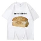 Camiseta Oversized Engraçada Com Estampa Do Meme Ed Sheeran Para Homens E Mulheres, Manga Curta,