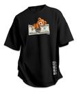 Camiseta Oversized Estampada Bear Dolar De Algodão Casual