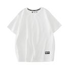 Camiseta Oversized Feminina de Algodão Roxo - Casual de Verão - WAVLATII WT2470
