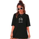 Camiseta Oversized Feminina Flork Sem Café Camisão Over Larga Camiseta Oversized Feminina Flork Sem Café Camisão Over Larga