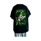 Camiseta Oversized Filmes Unissex Mangá Espadachim Anime Mar