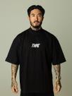 Camiseta Oversized Gola Alta Patterned Camiseta Oversized Gola Alta Patterned