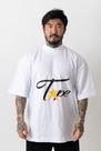 Camiseta Oversized Gola Alta Superstarr