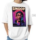 Camiseta Oversized Hip Hop Snoop Dogg Revolution Estampa Top Larga