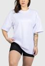 Camiseta Oversized Lisa Feminina Perfeita Para Quem Gosta de Liberdade e Estilo - Branca