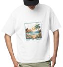 Camiseta Oversized Masculina Algodão Prime WSS Seaside