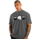 Camiseta Oversized Masculina Basic em Algodão Estampa Academia Treino Halter Camiseta Oversized Masculina Basic em Algodão Estampa Academia Treino Halter