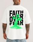 Camiseta Oversized Masculina Fé Academia Faith Over Fear Camiseta Oversized Masculina Fé Academia Faith Over Fear