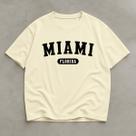 Camiseta Oversized Masculina Look Urbano Moderna Miami Leve Camiseta Oversized Masculina Look Urbano Moderna Miami Leve