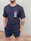 Camiseta Oversized masculina, treino e lazer academia