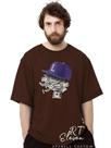 Camiseta Oversized Personalizada Estampada Masculina Algodão Estampada Gola Careca Ref 11