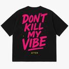 Camiseta Oversized Premium 100% Algodão com Estampa DTF - Festa Preta