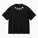 Camiseta Oversized Premium Preta 100% Algodão com Estampa DTF