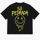 Camiseta Oversized Premium Preta com Estampa DTF - 100% Algodão