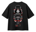 Camiseta Oversized Premium Treino Algodão Tamanho Grande Estampada
