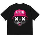Camiseta Oversized Preta Bear AFTER - 100% Algodão Premium