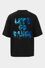 Camiseta oversized preta-dance