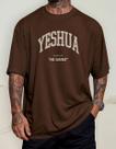 Camiseta Oversized Religiosa Cristã Estampa Yeshua