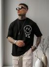 Camiseta Oversized Smile Derretendo Masculino Street Style Camiseta Oversized Smile Derretendo Masculino Street Style