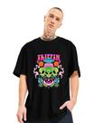 Camiseta Oversized Unissex Alienígena Cogumelo Streetwear